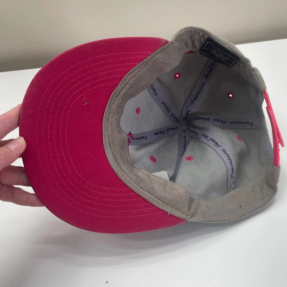 Kipa Jordan Snapback Hat Grey Pink Jumpman 23 Logo Flat Brim Cap